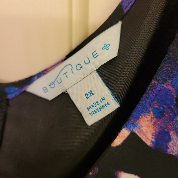 Colorful Swing Tank, plus size 2x - Picture 3 of 4